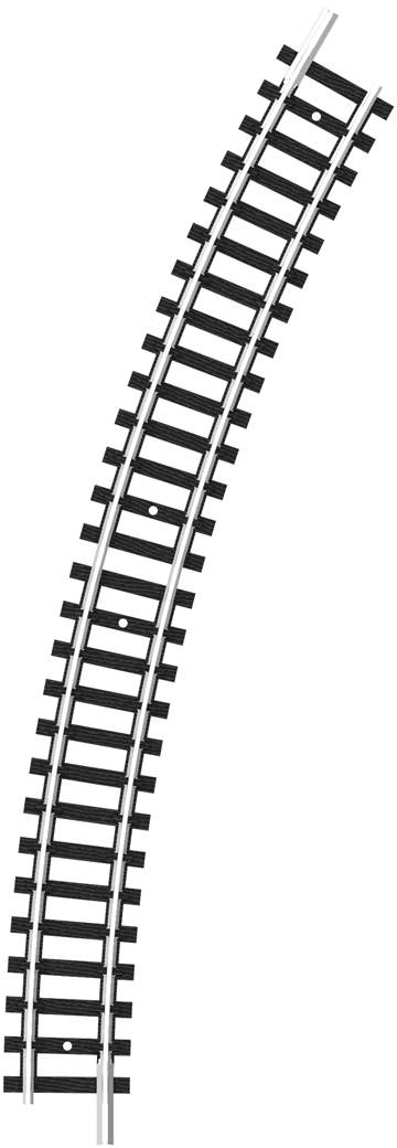 Trix N 14910 Curved Track R2a 261,8 mm , 30 GR