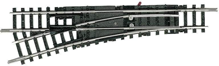 Trix N 14954 Left Turnout -- 15-Degree