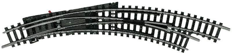 Trix N 14957 Right Curved Turnout -- R1/R2