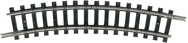 Trix N 14984 Curved Isolation Track -- R1-24