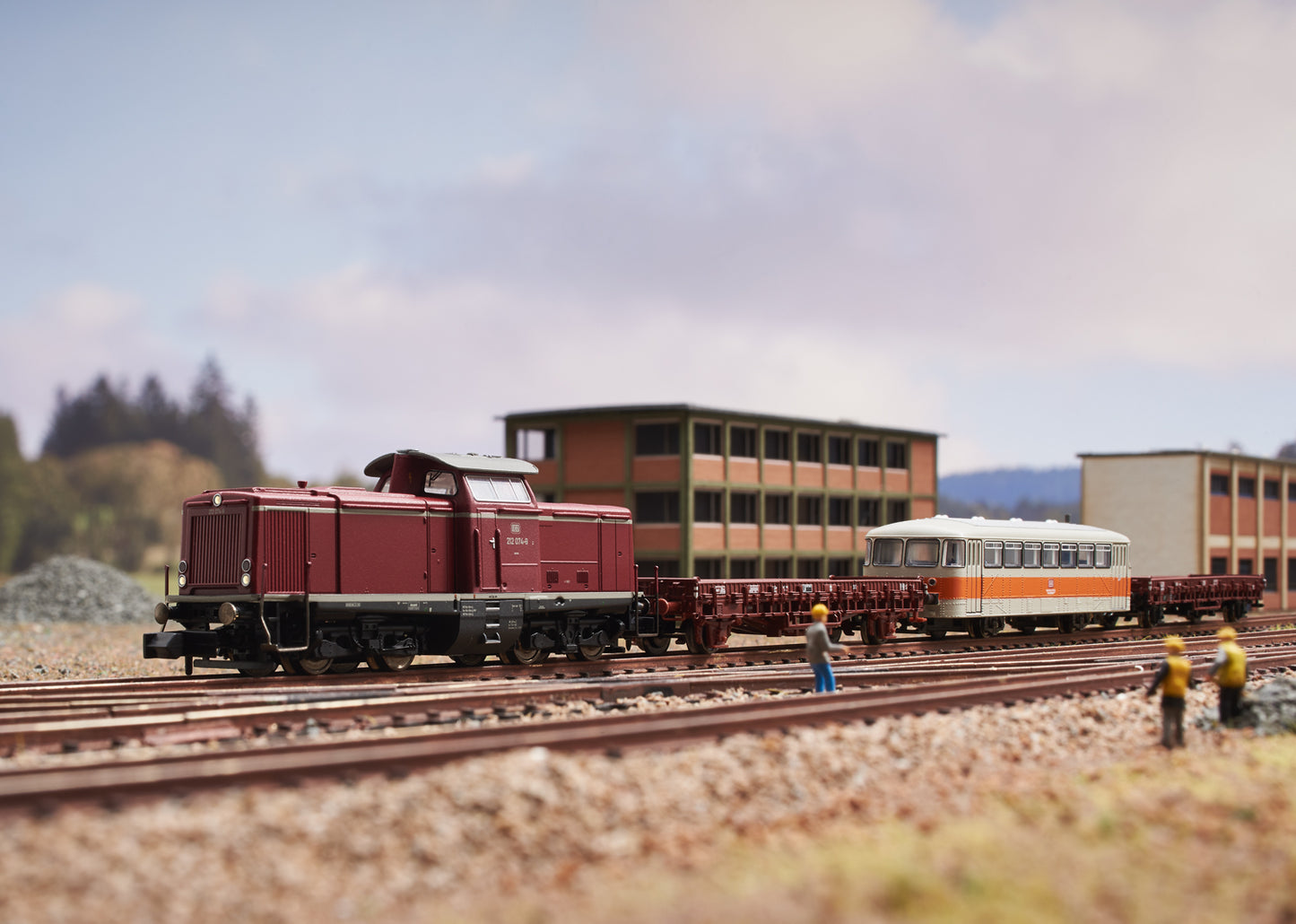 Trix N 15091 Wagen-Set Streckenkontrolle, DB, Ep. IV 2021 New Item