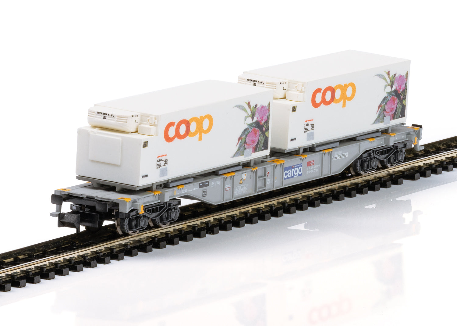 Trix N 15494 coop® Container Transport Car 2024 New Item – Euro