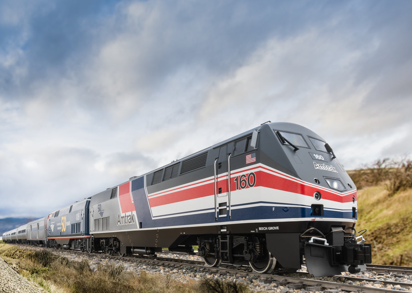 LGB G 20493 Amtrak Diesel Loc. Phase III 2023 New Item