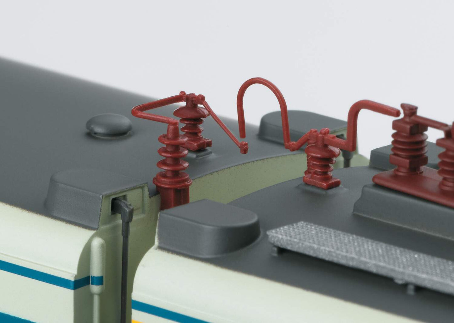 Trix HO 22655 Class 420 S Bahn Electric Railcar Train - 3-Rail - Sound and Digital -- German Federal Railroad DB (Era IV 1980, S Bahn, gray, blue)