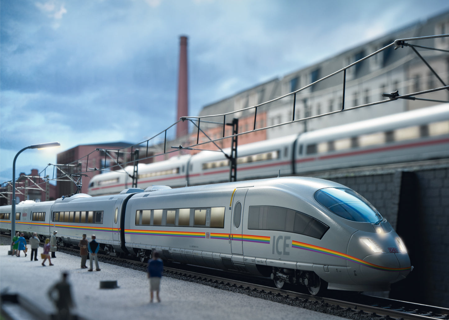 Trix Trix H0 22784 ICE 3 Powered Rail Car Train, Class 403 railbow 2021 New Item