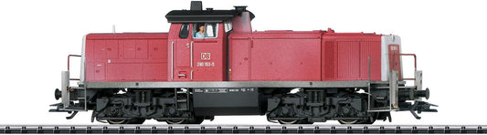 Trix HO 22902 Class 290 Diesel with Animated Engineer - Sound and DCC -- German Railroad DB AG (Era V, red, white)