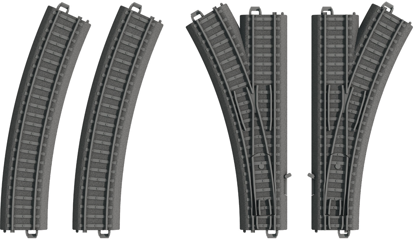 Marklin HO 23401 Plastic Track Turnout Set 2022 New Item