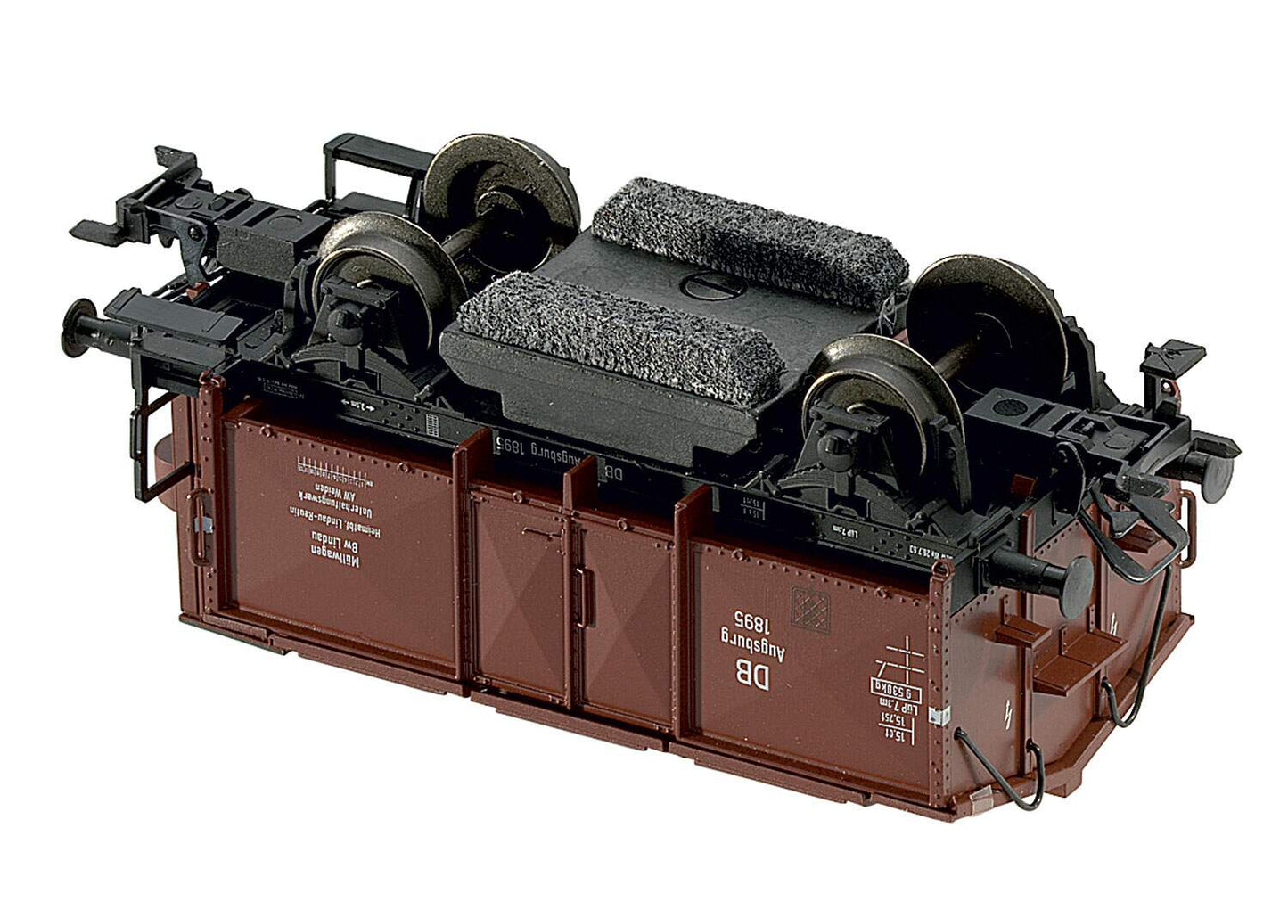 Trix HO 24050 Type K 15 Gondola Track Cleaning Car, Era III -- German Federal Railroad