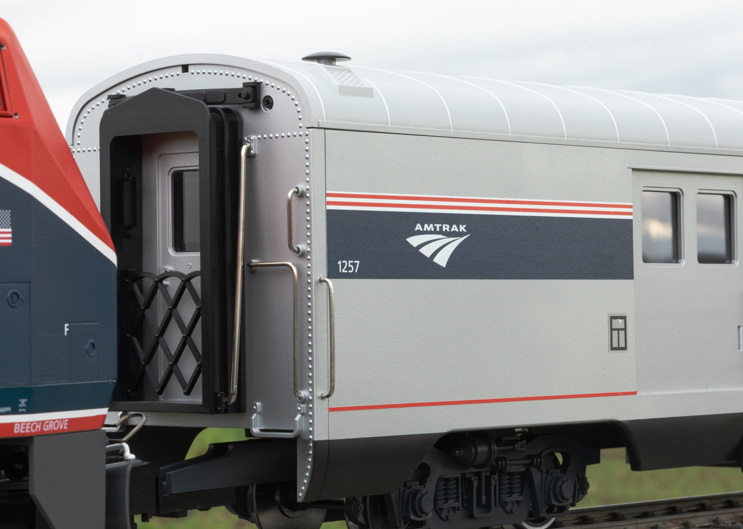 LGB G 31201 Amtrak Baggage Car Phase VI 2023 New Item