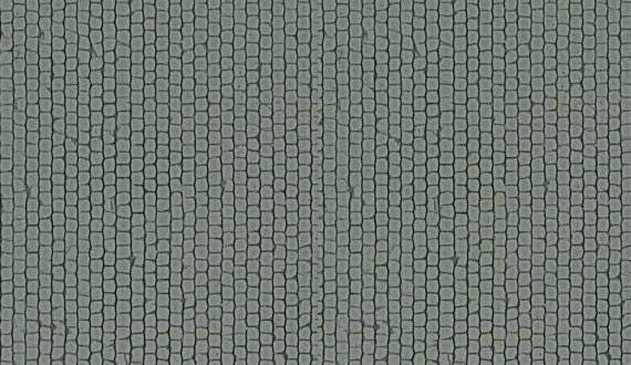 Kibri HO 34124 Plastic Sheet Brick -- Cobblestone