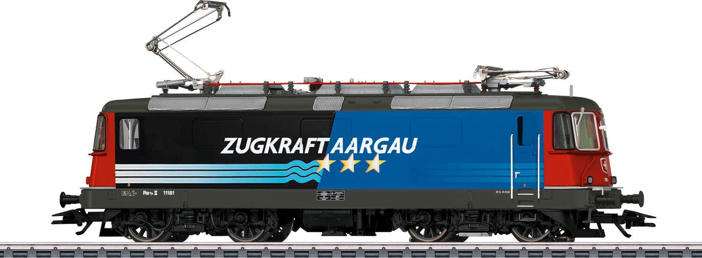Marklin HO 37306 Class Re 4/4 II Electric - 3-Rail - Sound and Digital -- Swiss Federal Railways SBB 11181 (Era V 2000, Zugkraft Aargau Scheme)
