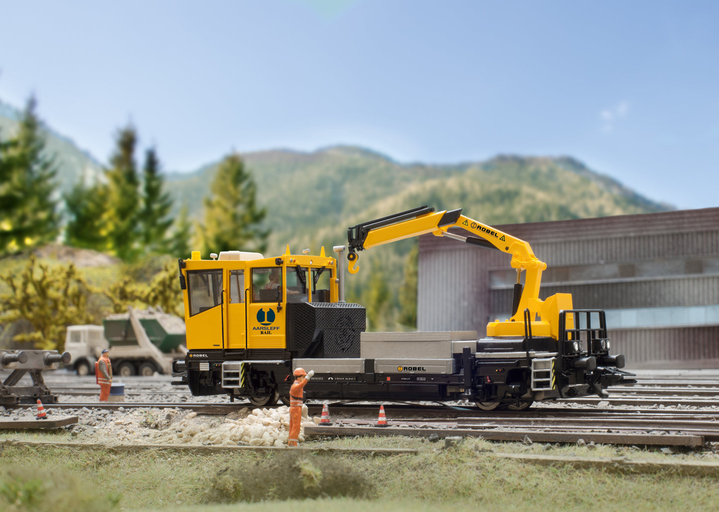 Marklin HO 39543 Powered Track Car ROBEL, Aarsleff Rail, Epoche VI 2021 New Item