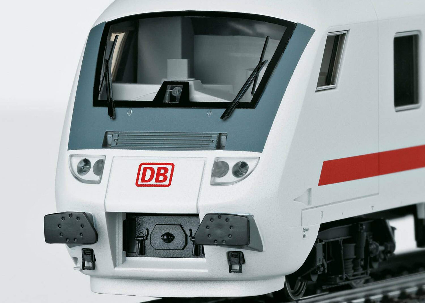 Marklin HO 40503 Type Bimdzf 271.0 ICE Cab Car - 3-Rail Ready to Run - Start up -- German Railroad DBAG (Era VI, white, gray, red)