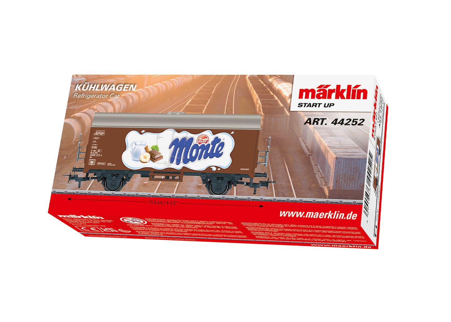 Marklin HO 44252 Zott Monte Refrigerator Car 2024 New Item New Item