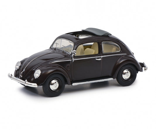 Schuco VW Brezelkäfer bordeaux rot 1:43