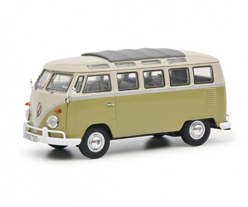 Schuco 450359200 VW T1b Samba grün/grau 1:43 2022 New Item