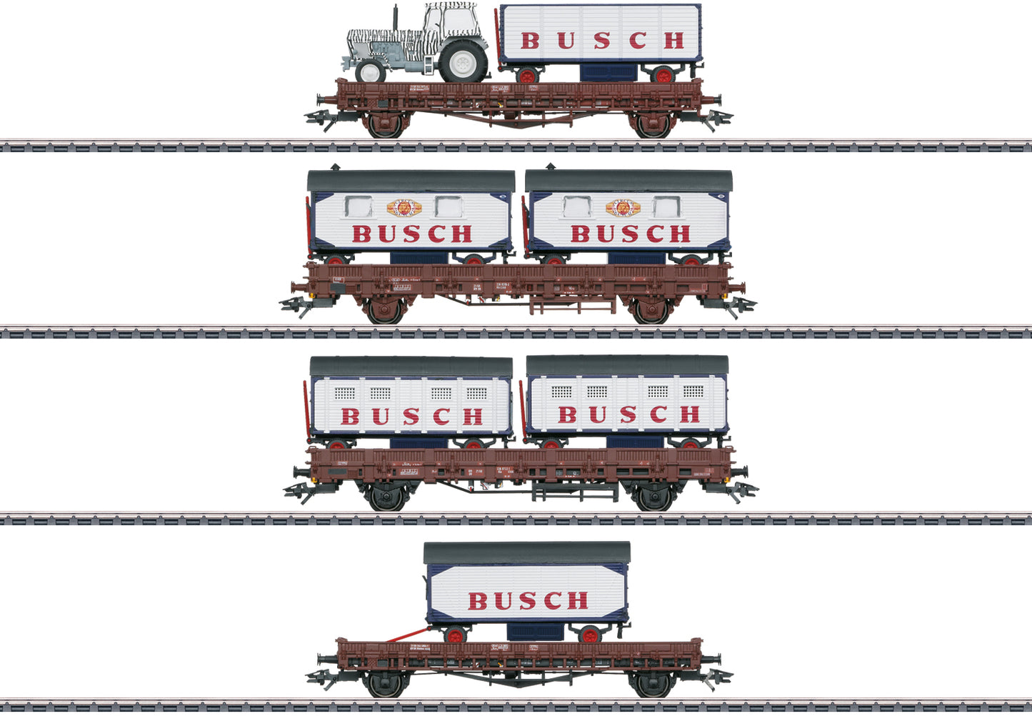 Marklin HO 45040 Circus Busch Freight Car Set 2022 New Item