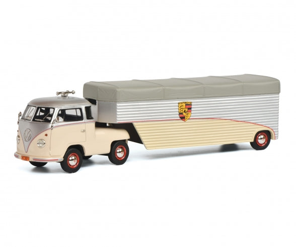 自動車 Schuco 1/43 VW T1 Renntransporter Schuco VW T1 Continental Motors 1:43 – Euro Model Trains