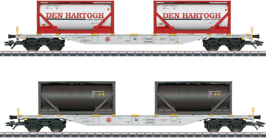 Marklin HO 47137 Containerwagen-Set Sgns, Den Hartogh, VI 2021 New Item