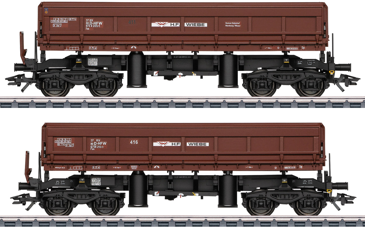 Marklin HO 48460 Type Fas Dump Car Set 2022 New Item MHI (Exclusive)