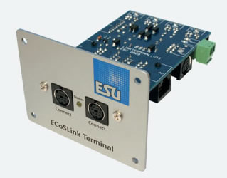 ESU HO 50099 ECoSlink Terminal, Extensionmodul for ECOS, CS1, CS2, incl. cord
