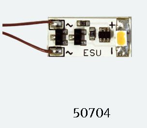 ESU HO 50704 Interior Lighting, driver´s cabin, 1 LED pure white, brightness selectable