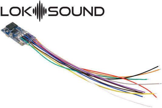 ESU HO 58813  LokSound 5 micro DCC/MM/SX/M4 blank decoder, open wire ends, Retail, with speaker 11x15mm, gauge: 0, H0 