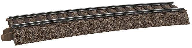 Trix 62315 C Track -- R3 Curved, 20 1/4 515mm Radius, 15 Degrees