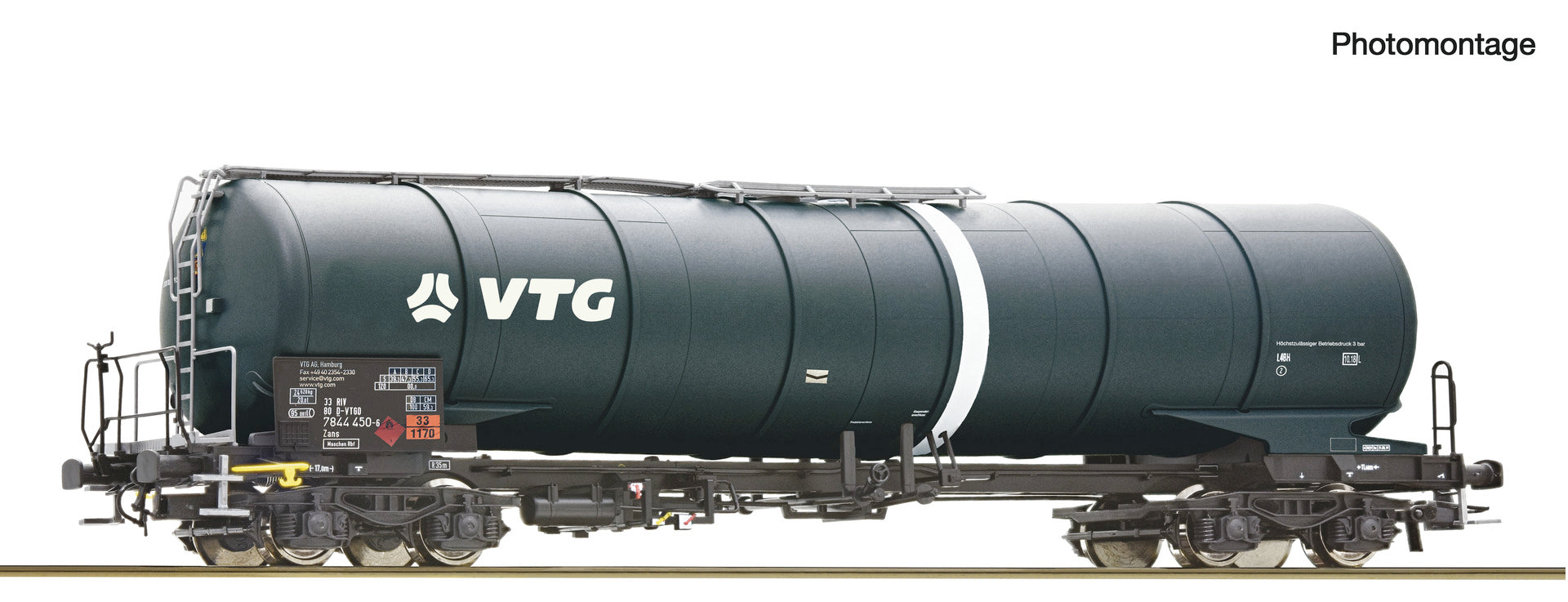 Roco HO 6600011 Tank wagon VTG era VI DC 2023 New Item Euro Model Trains