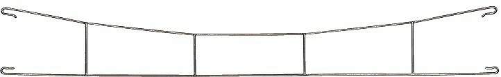 Marklin HO 70142 Marklin HO Catenary -- Catenary Wire Length: 5-9/16 (For C,K,M Track) Pkg(5)