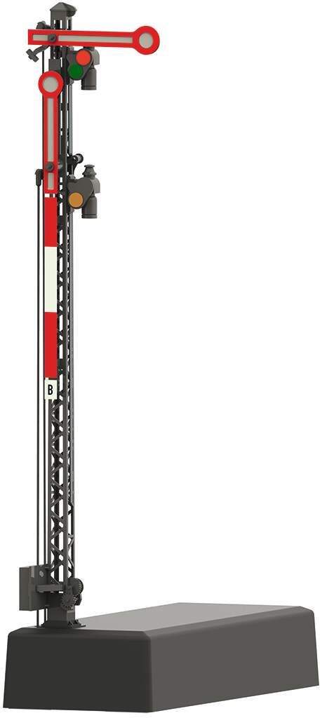 Marklin HO 70414 Hp 0 - Hp 1 - Hp2 Lattice Mast Home Signal