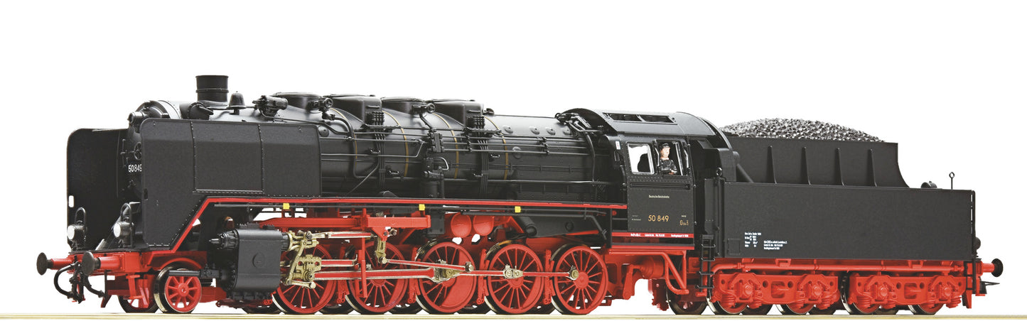 Roco HO 7120011 Steam locomotive 50 849 DR era IV AC Sound 2024 New Item