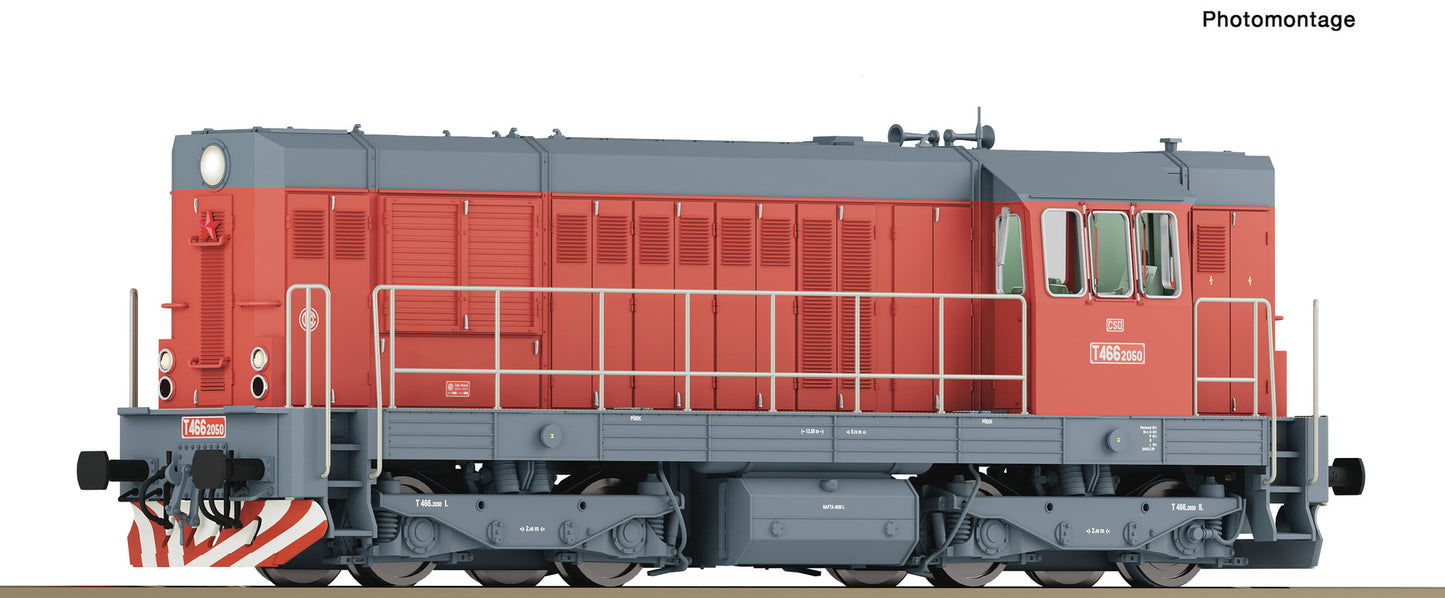 Roco HO 7320003 Diesel locomotive class T 466.2 ČSD era IV AC 2023 New Item