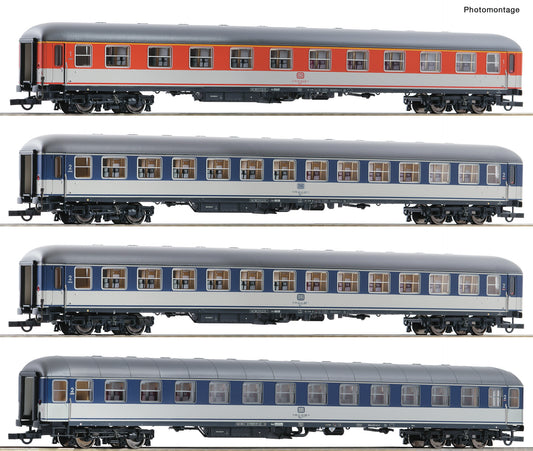 Roco HO 74025 4 piece set: DC 913 'Münsterland' DB era IV DC Q4 2022 New Item