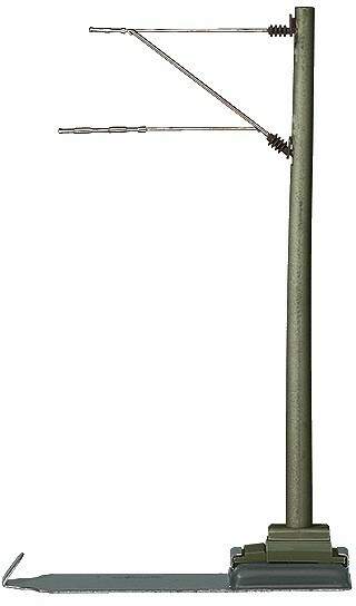 Marklin HO 74103 Marklin HO Catenary -- Concrete Mast Height: 3-15/16 Pkg(5)