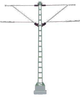 Marklin HO 74105 Marklin HO Catenary -- Center Mast Height: 3-15/16