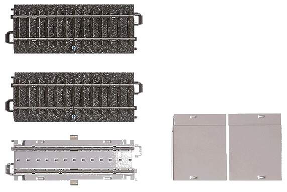 Marklin HO 74930 Marklin C Track -- H0 Automatic Grade Crossing Set Extension Set