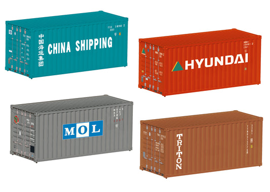 Trix HO 76553 20-Foot Container Set  2024 New Item
