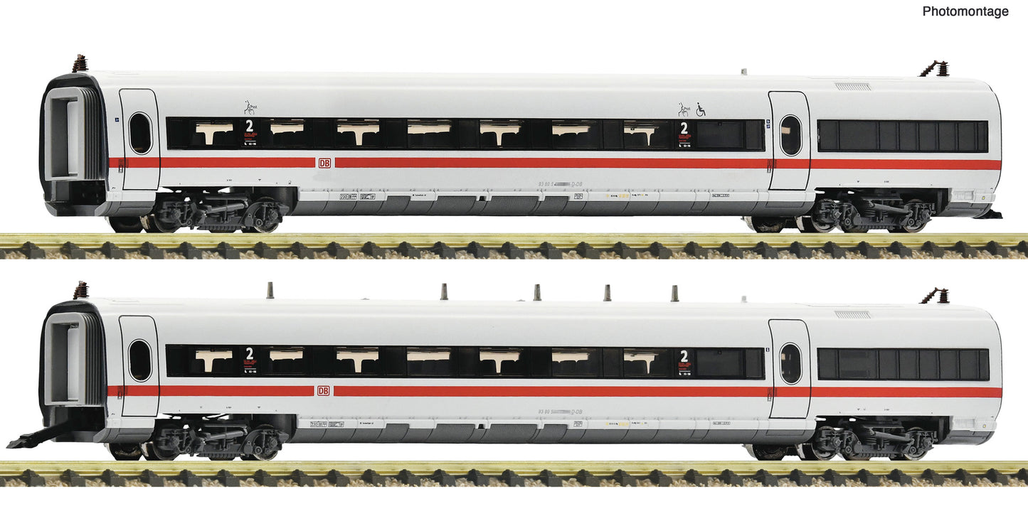 Fleischmann N 7760008 2-piece set 2: Intermedia te cars ICE-T (class 411) era VI DC 2024 New Item