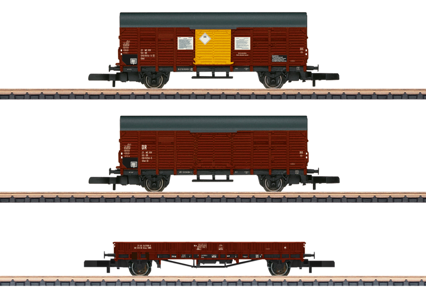 Marklin Z 82268 DR Freight Car Set, DR EP. IVa 2021 New Item