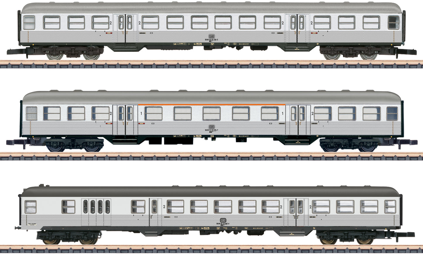 Marklin Z 87189 Nahverkehrs-Wagenset Silberlinge DB 2021 New Item