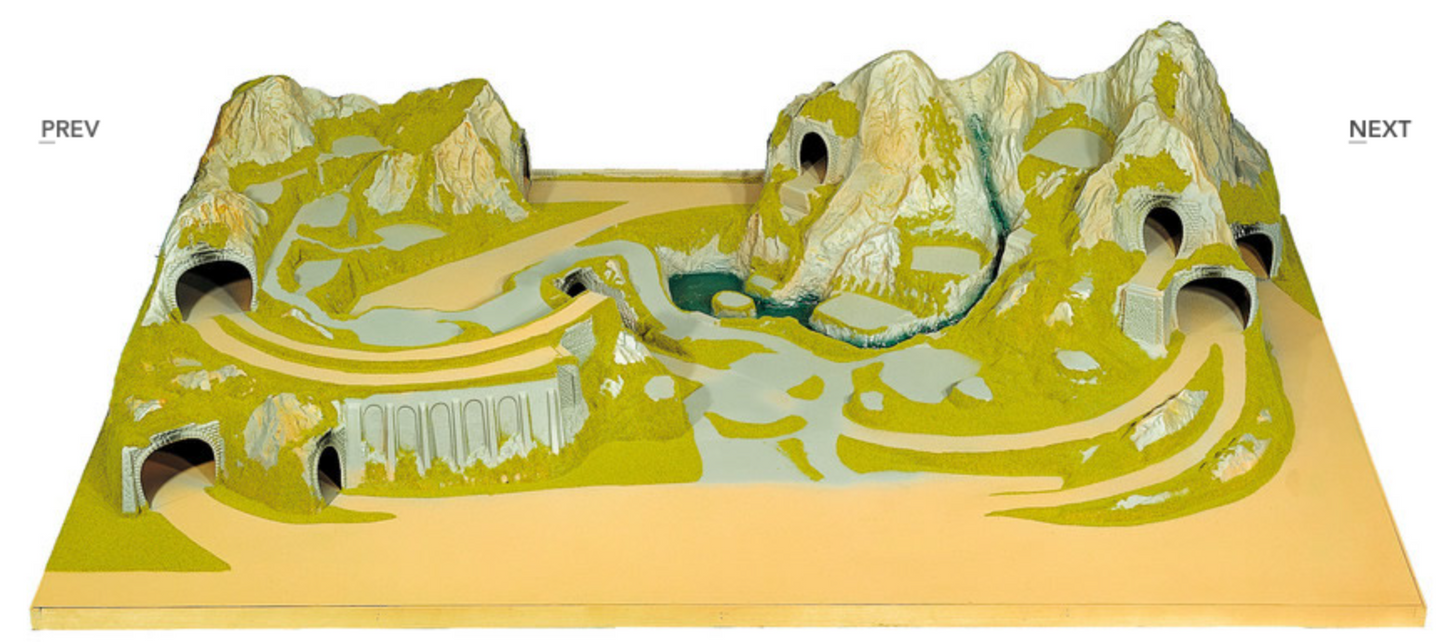 Noch HO 80100 Silvretta Large Preformed HO Layout 87 x 55 x 21