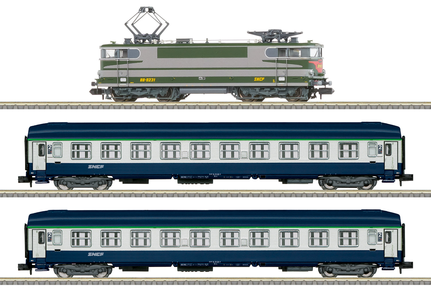 Trix N 11168 SNCF Pass. Train Starter Set 2026 New Item