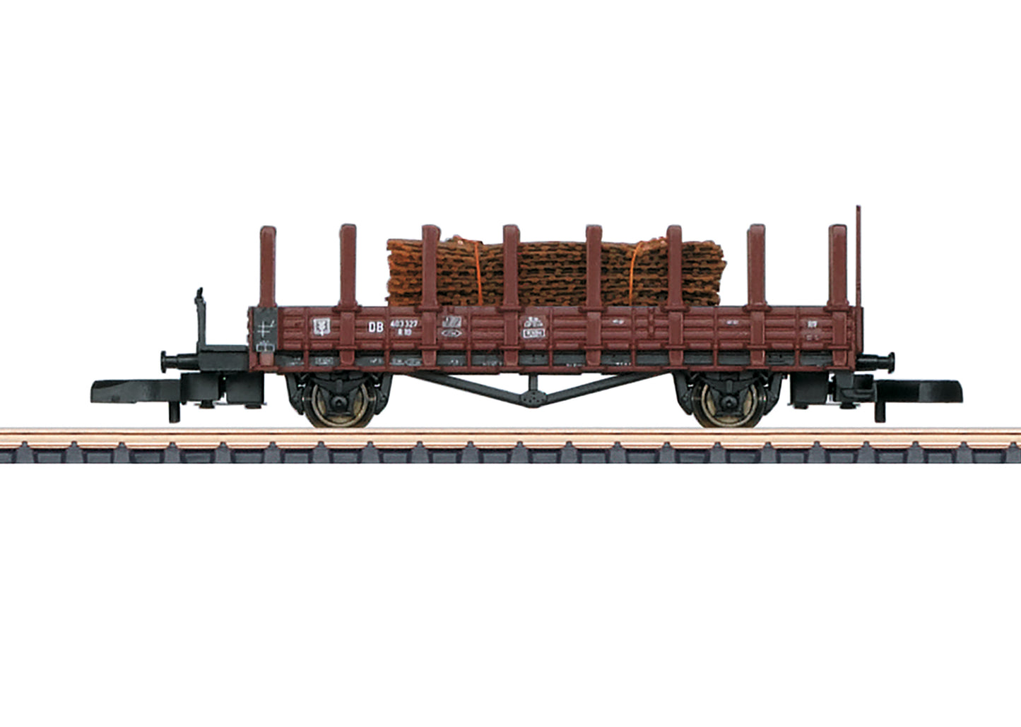 Marklin Z 82102 Type R 10 Stake Car with a Brakeman's Platform