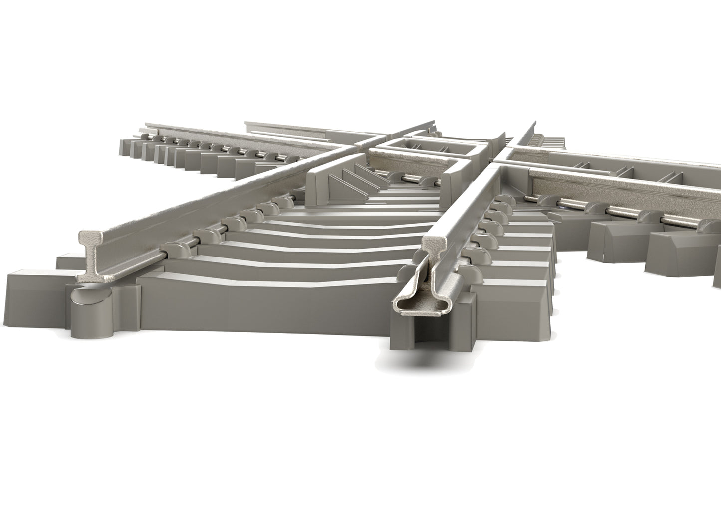 Trix N 14558 Crossing with Concrete Ties 3 2026 New Item