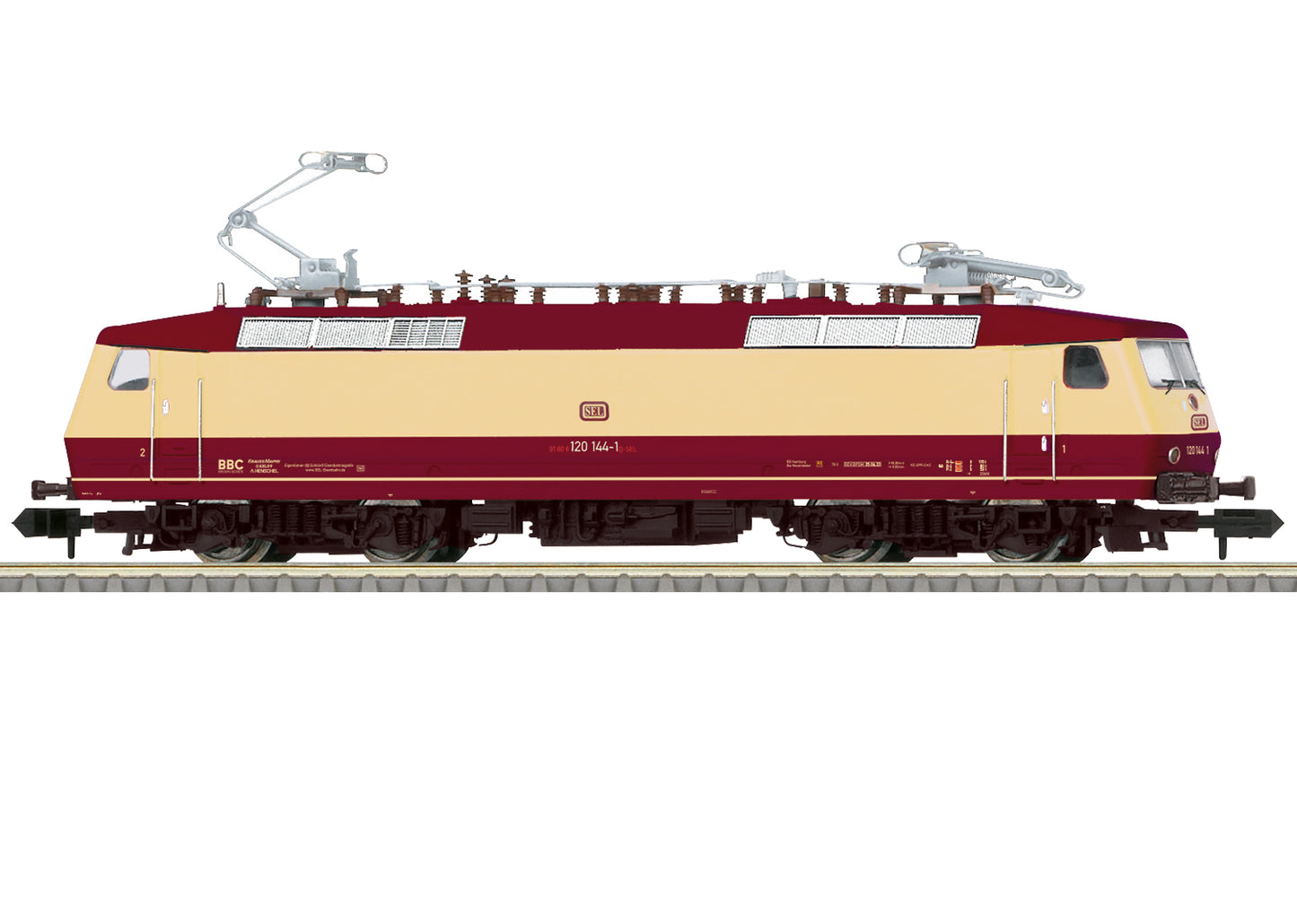 Trix N 16027 Class BR 120 Electric Locomotive  Fall 2024 New Item