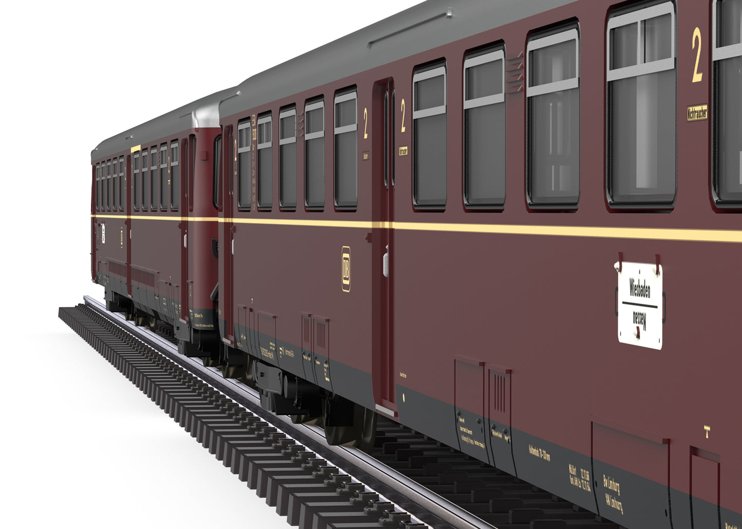 Marklin Z 88250 Class ETA 150 Rechargeable Battery Powered Rail Car with Class ESA 150 Control Car  Insider 2023 New Item