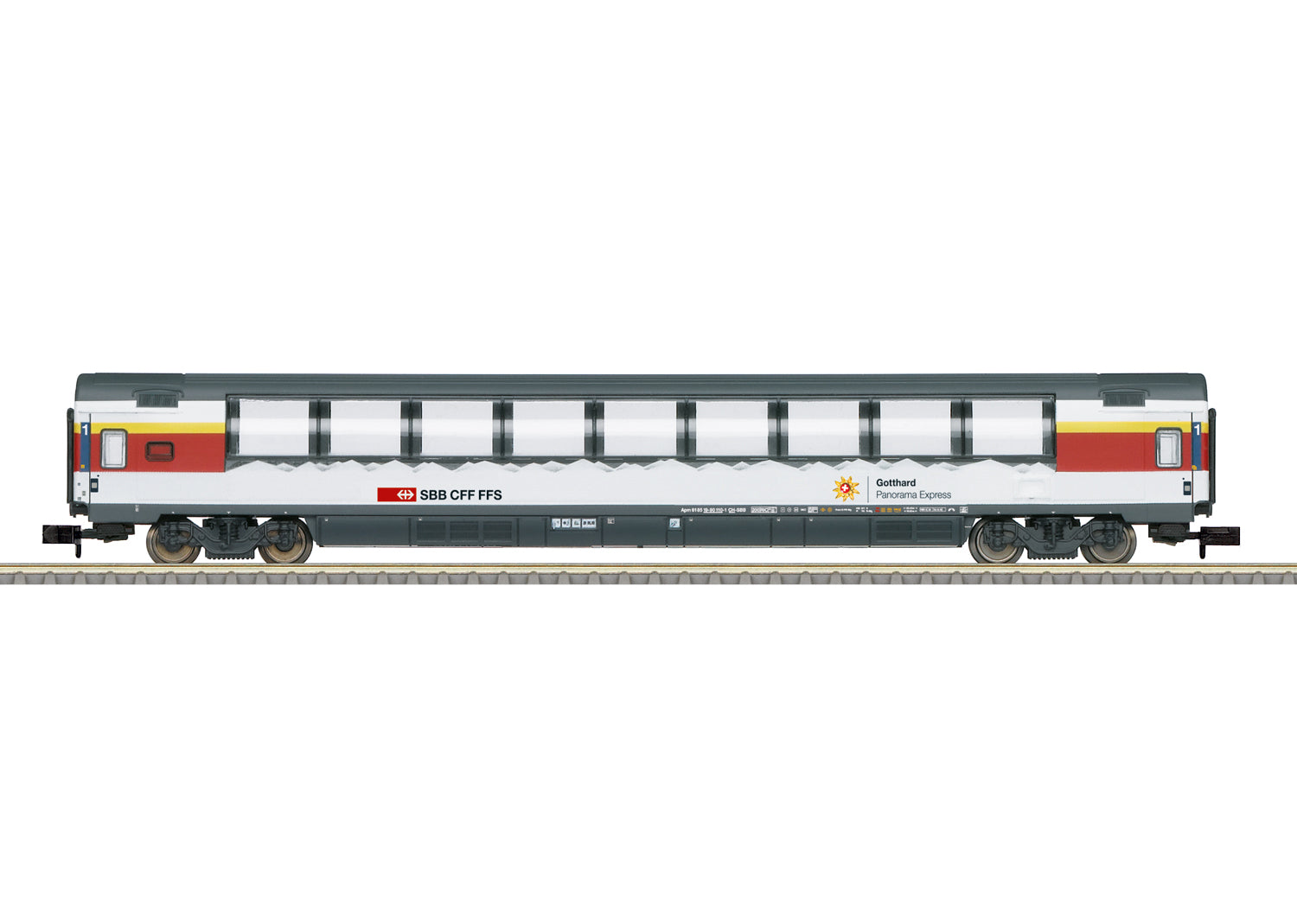 Trix N 18622 SBB EuroCity Panorama Car 2026 New Item