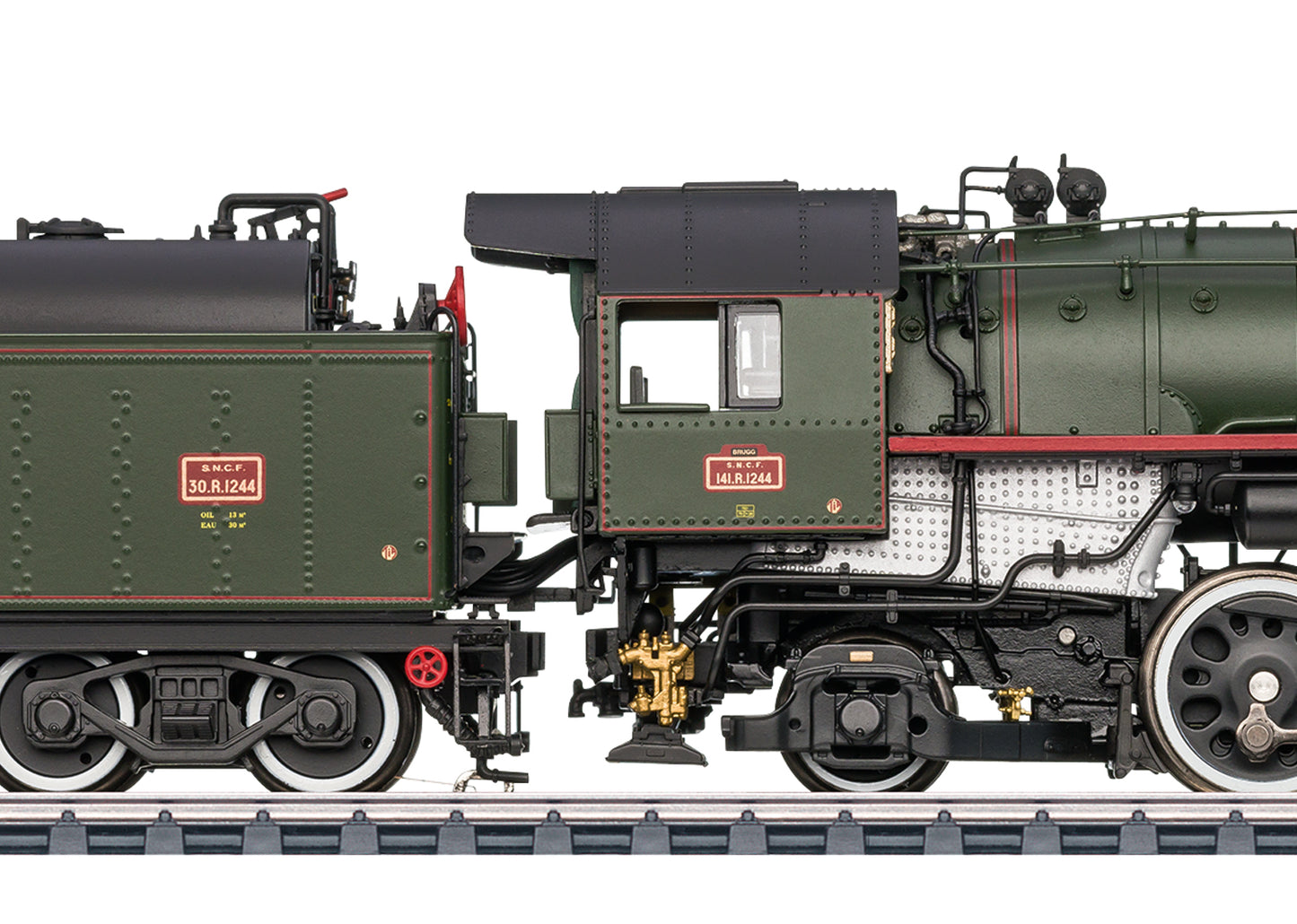 Marklin HO 38141 Class 141.R. Steam Locomotive  Road Number 1244  Era VI  Fall 2024 New Item