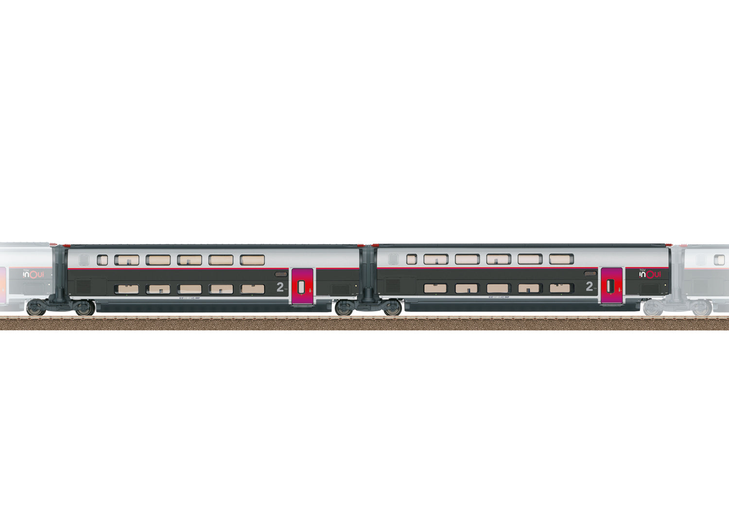 Trix HO 23188 SNCF Add-On 2  TGV inOui  VI 2026 New Item